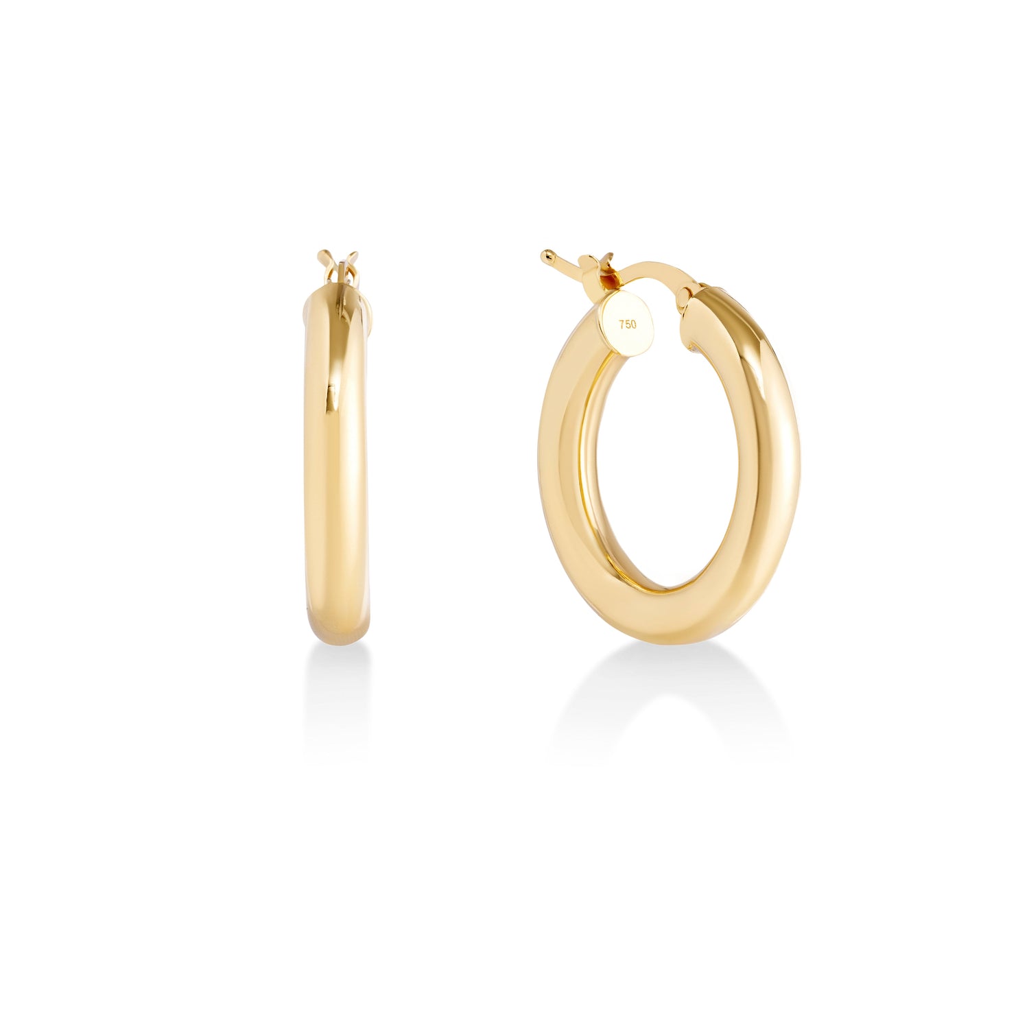 Brinco Argola em Ouro Amarelo