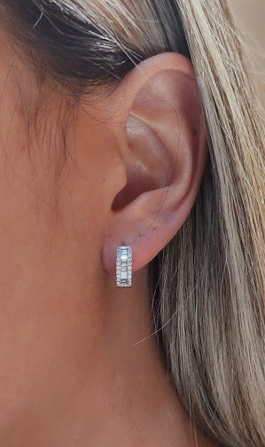 Brinco Diamantes Rich Round