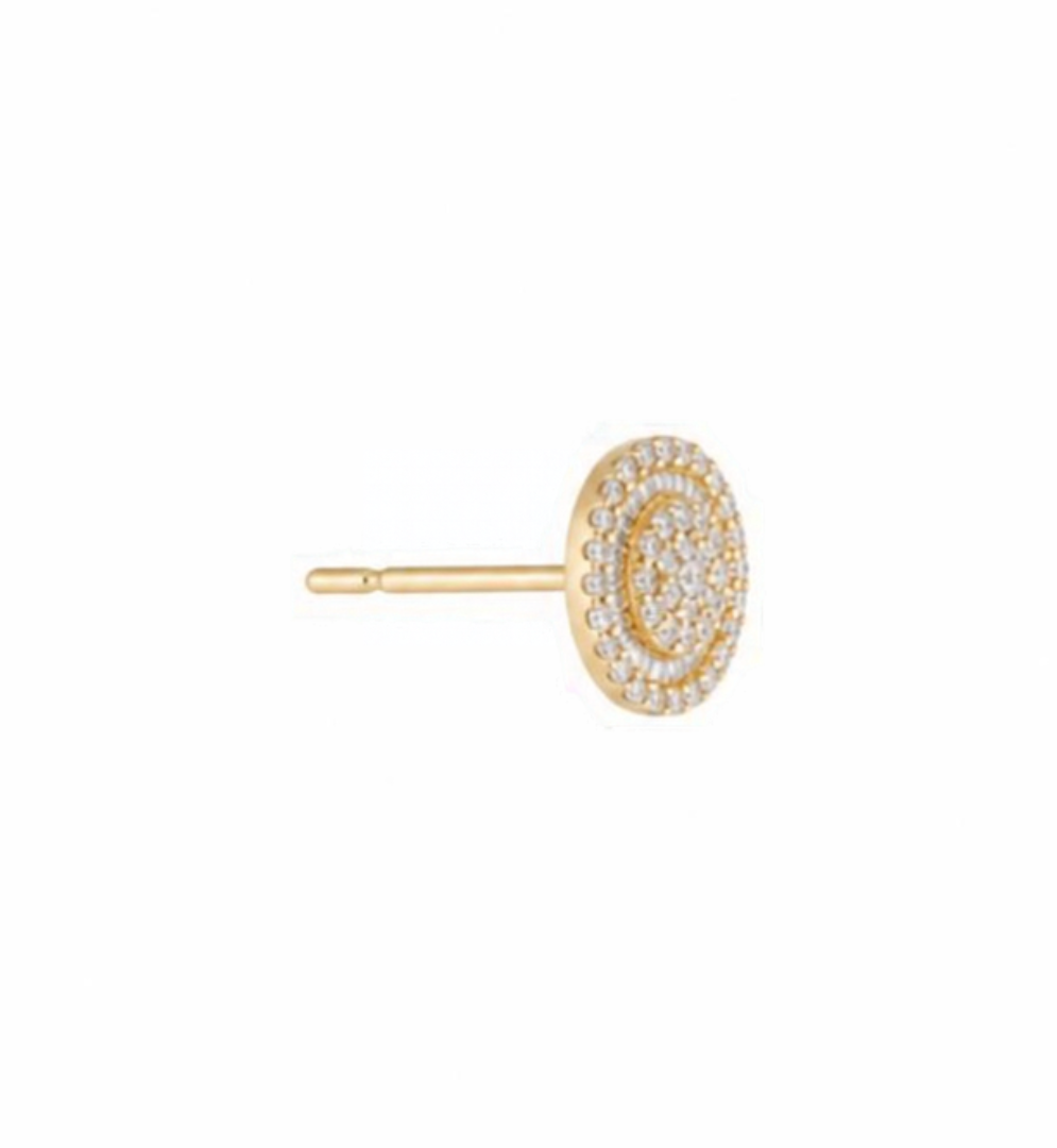 Brinco Pizza Ouro Amarelo