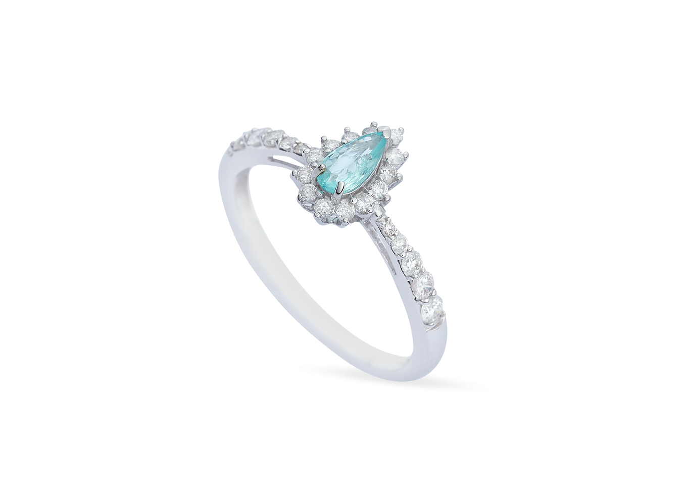 Anel Central Tourmaline