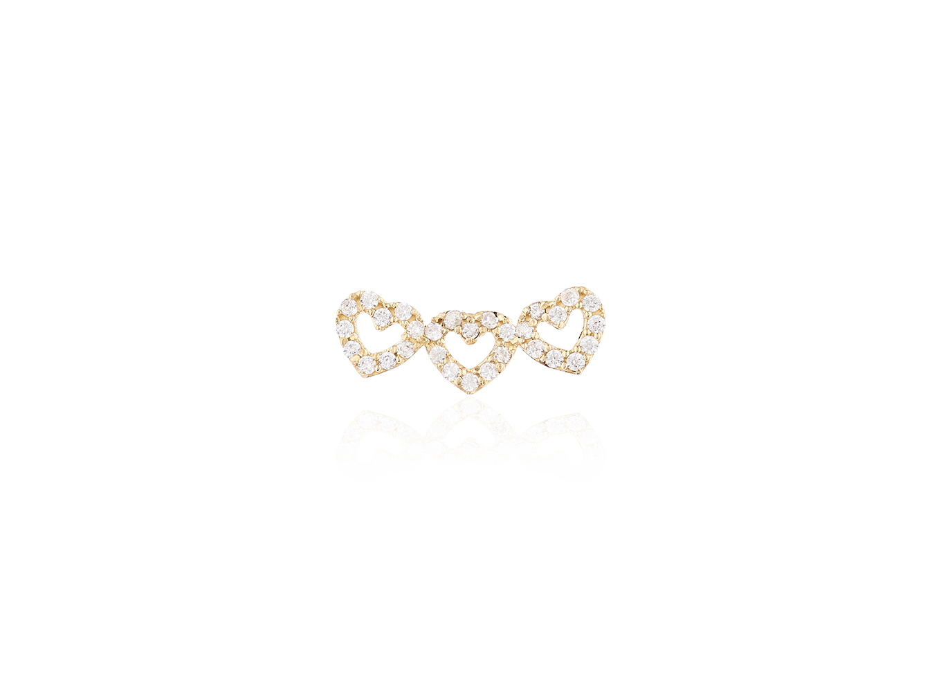 Piercing Três Corações