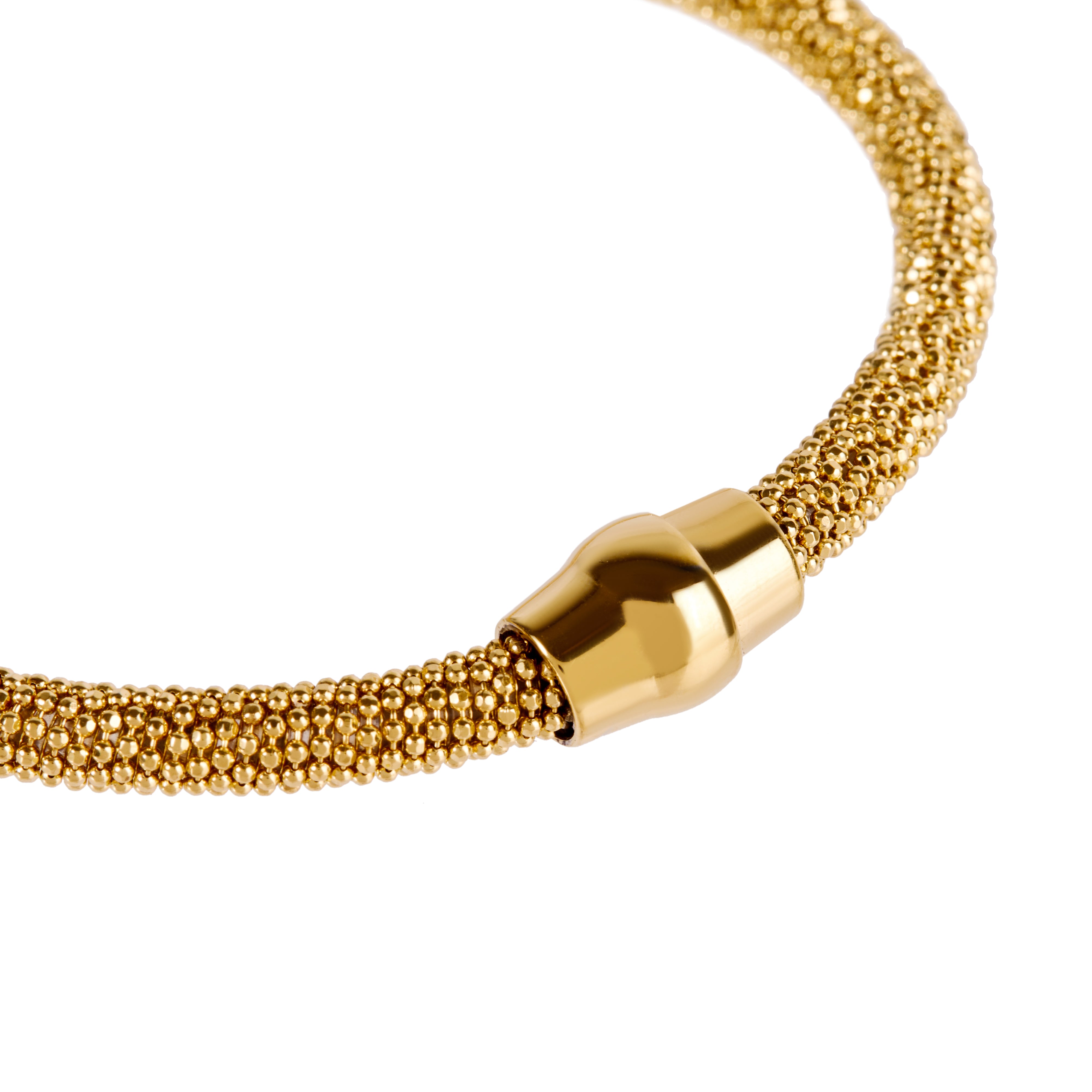 Pulseira Diamantada Prata com Banho de Ouro Amarelo