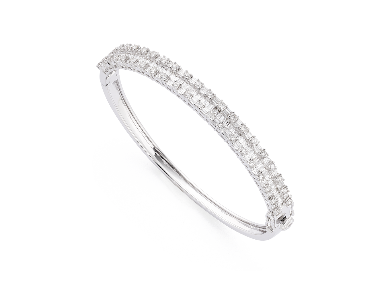 Pulseira Escrava Ouro Branco