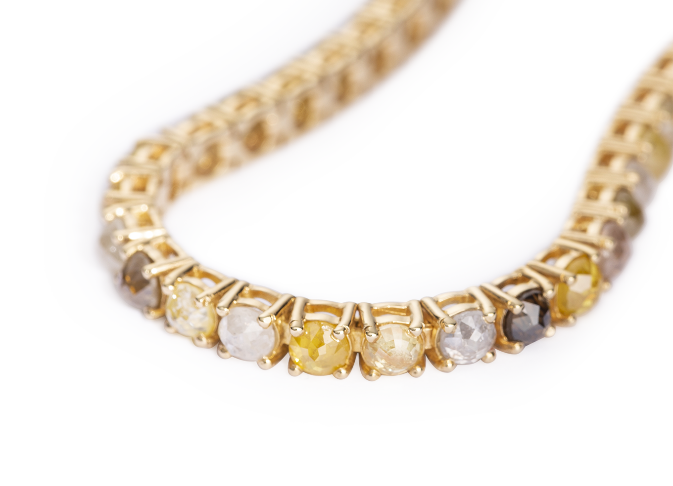 Pulseira Riviera Diamantes Champanhe