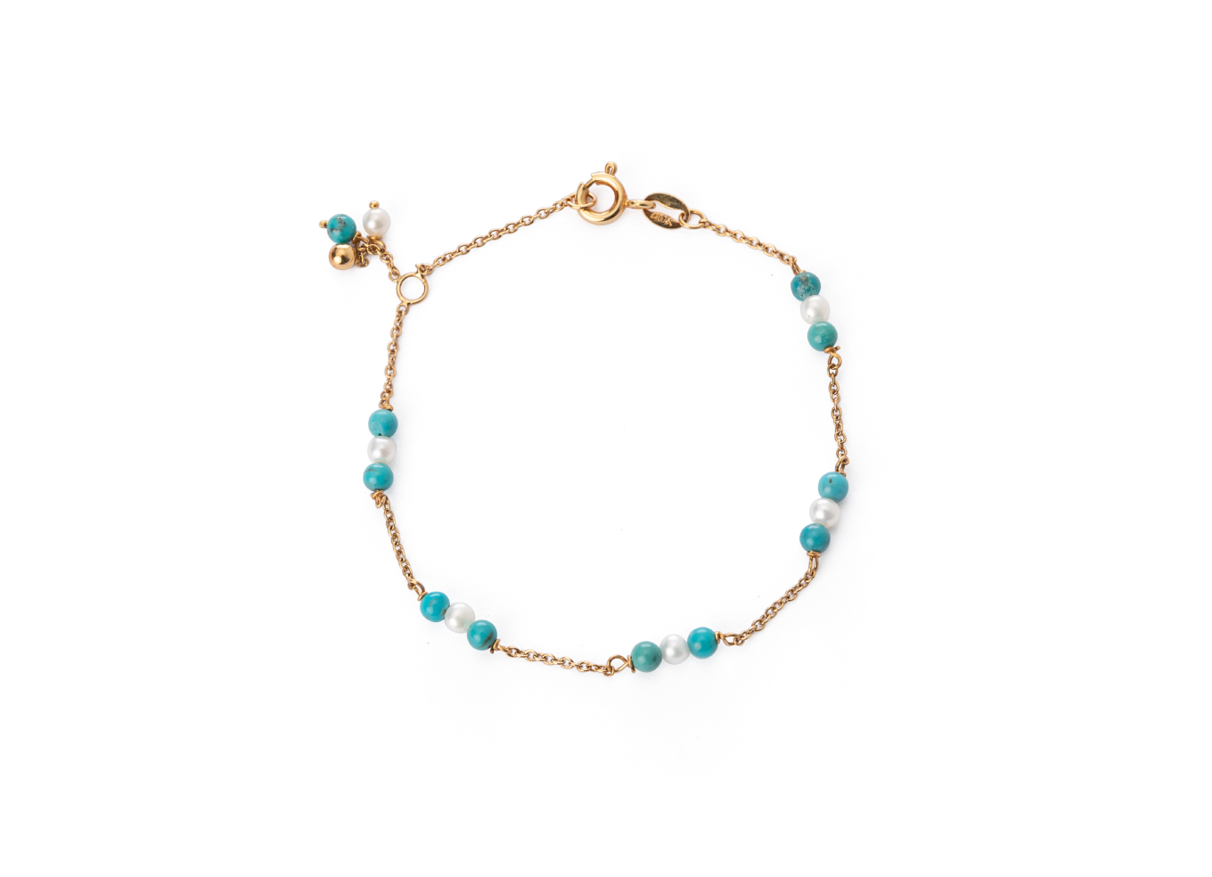Pulseira de Perolas e Muranos