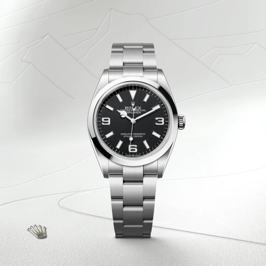 Rolex Explorer 36 Oyster, 36 mm, aço Oystersteel M124270-0001 - imagem 1
