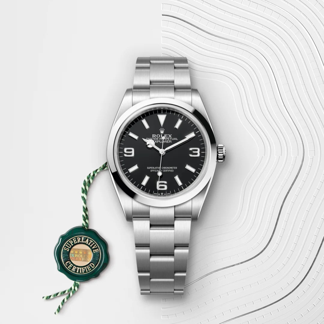 Rolex Explorer 36 Oyster, 36 mm, aço Oystersteel M124270-0001 - imagem 3