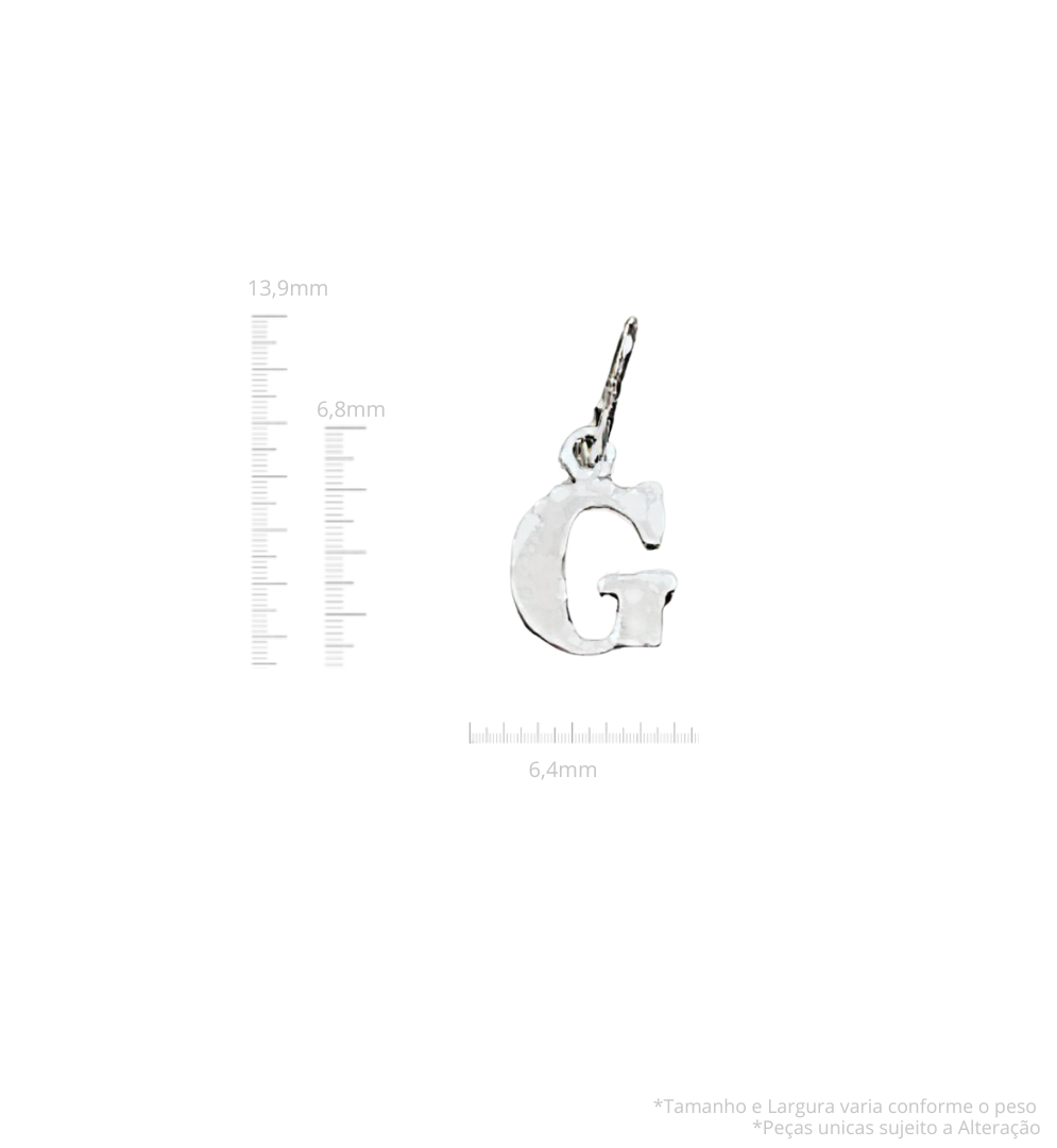 Pingente Letra G - Mini