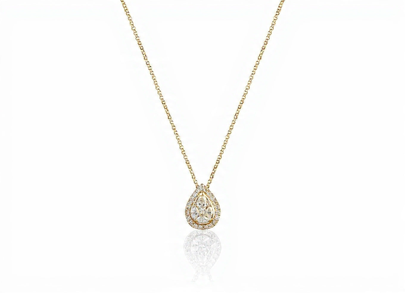 Colar Gota Diamante