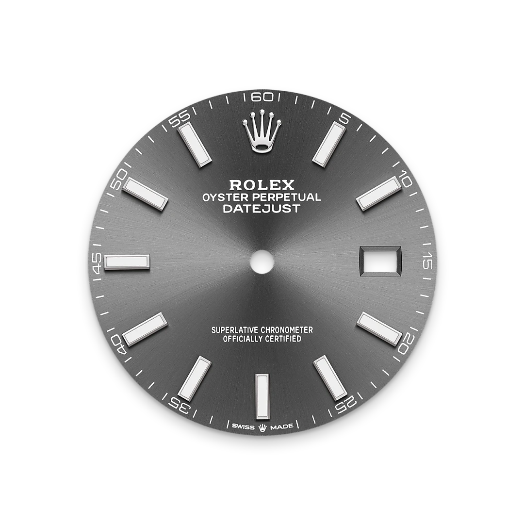 rolex Datejust em Rolesor branco – combinação de aço Oystersteel e ouro branco, M126334-0014 - Montecristo