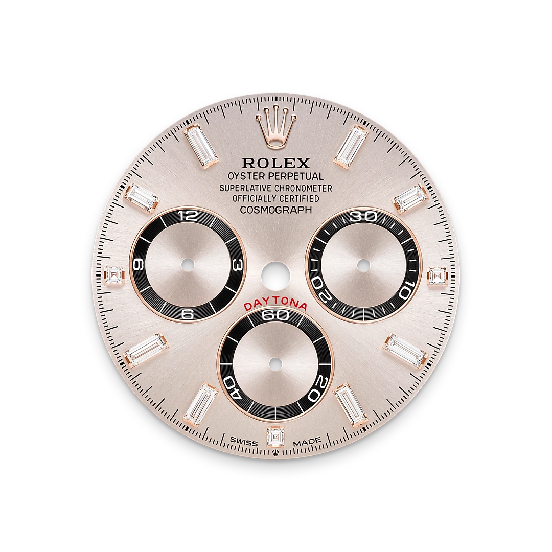 rolex Cosmograph Daytona em Ouro Everose 18 quilates com asas cravejadas de diamantes, M126535TBR-0002 - Montecristo