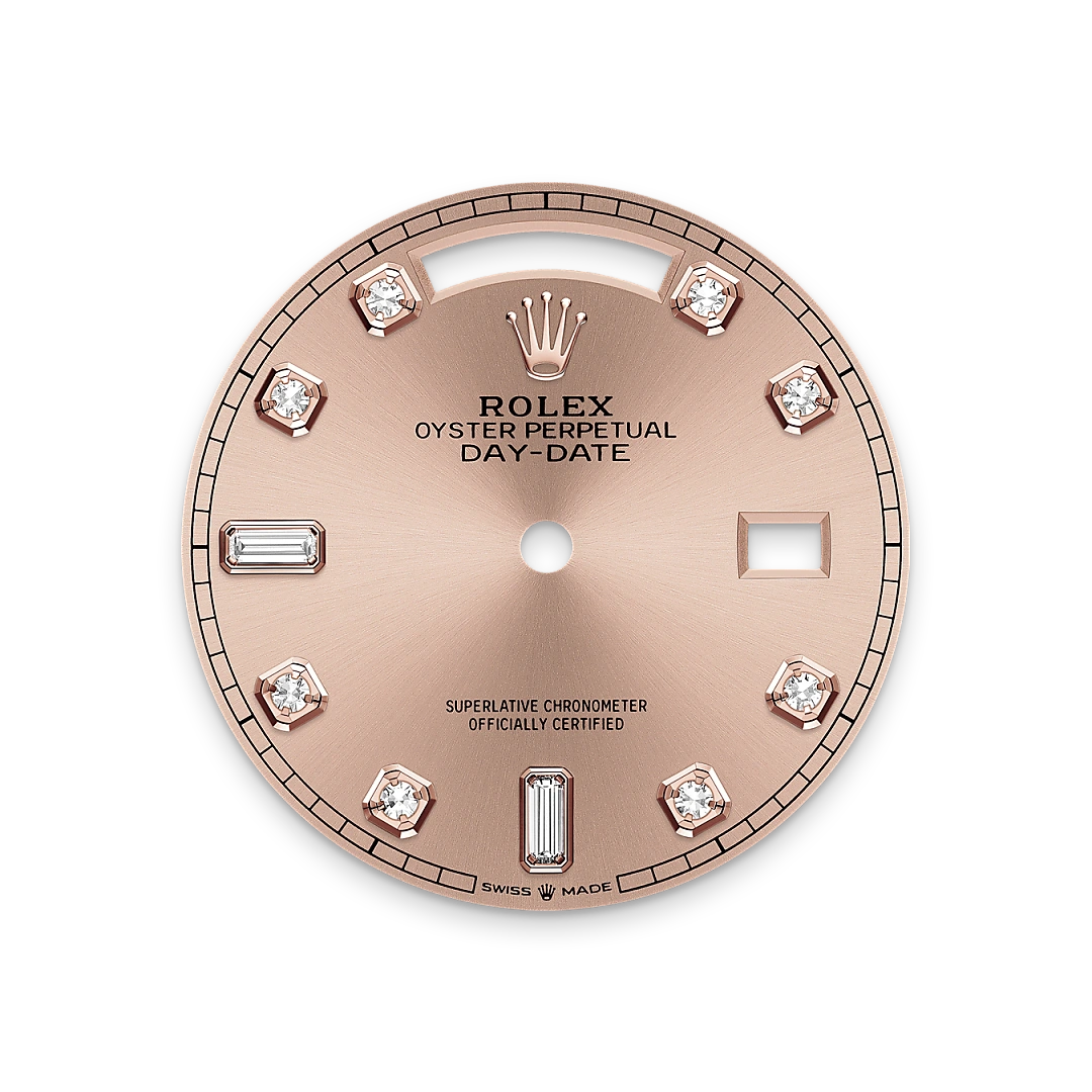 rolex Day-Date em Ouro Everose 18 quilates, M128235-0009 - Montecristo