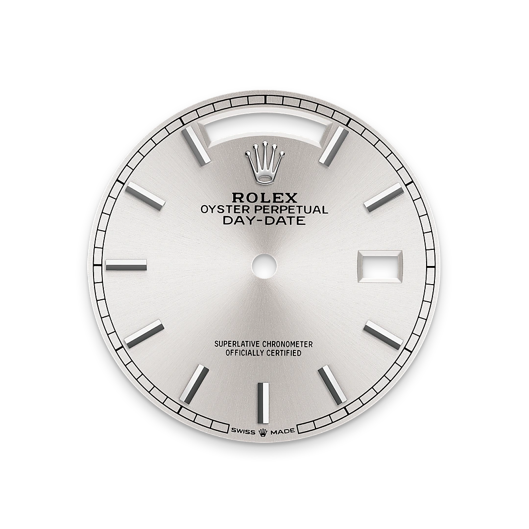 rolex Day-Date em ouro branco 18 quilates, M128239-0005 - Montecristo