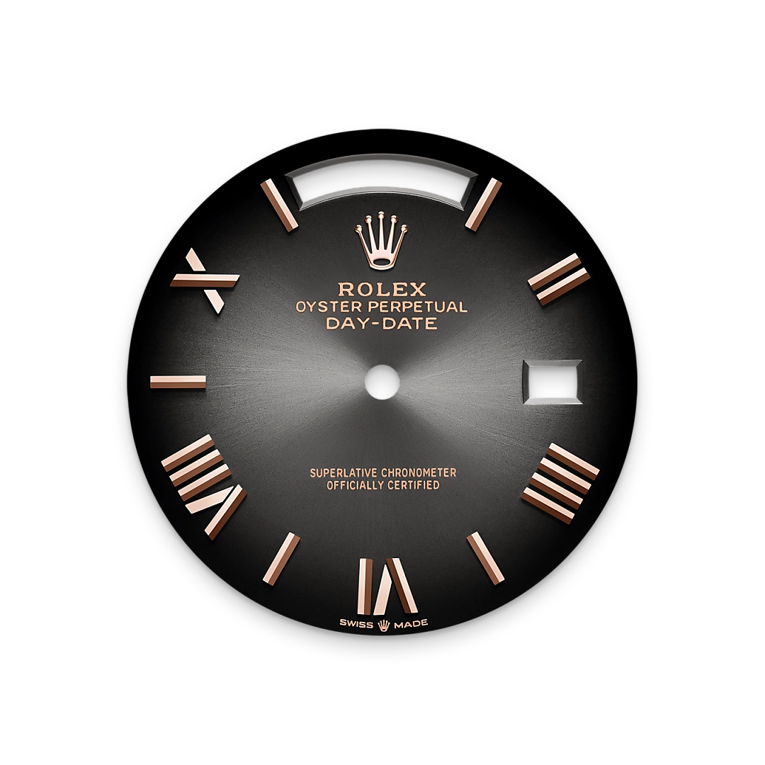 rolex Day-Date em Ouro Everose 18 quilates, M228235-0055 - Montecristo