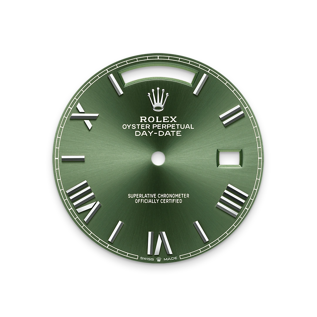 rolex Day-Date em ouro branco 18 quilates, M228239-0033 - Montecristo