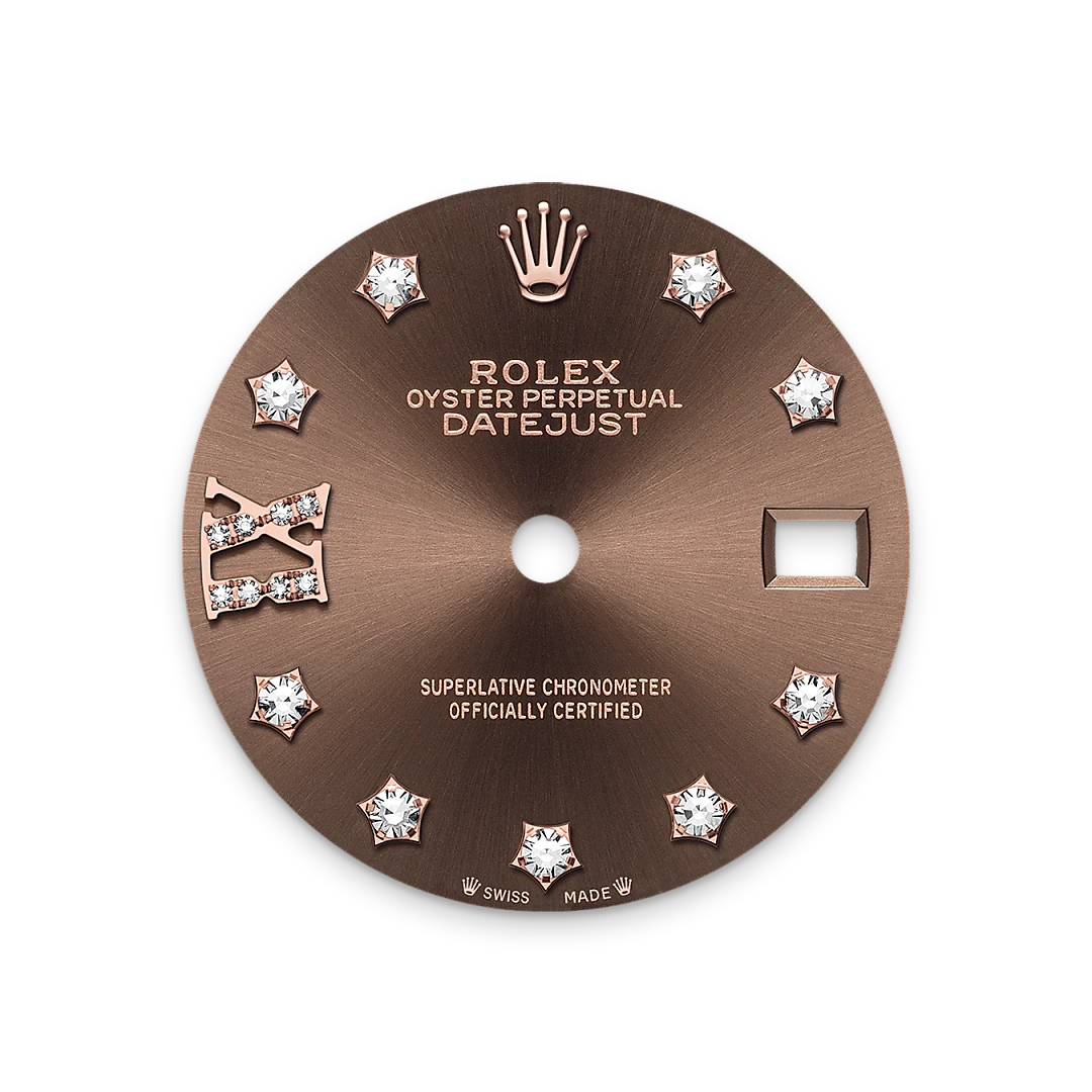 rolex Lady-Datejust em Ouro Everose 18 quilates, M279135RBR-0001 - Montecristo