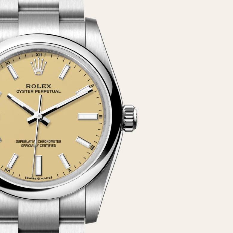 Rolex Oyster Perpetual 34 Oyster, 34 mm, aço Oystersteel M124200-0007 - imagem 3