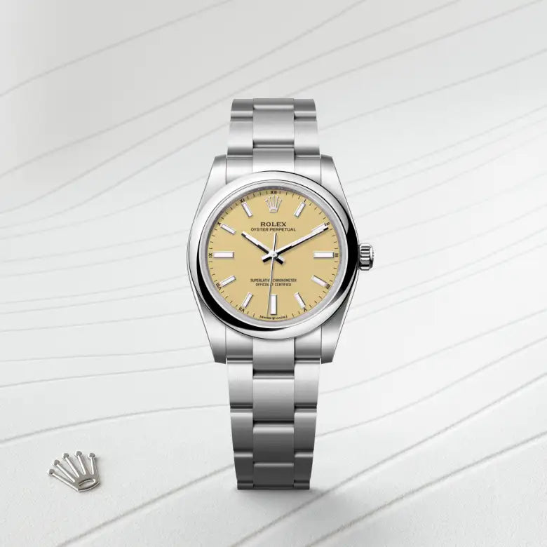 Rolex Oyster Perpetual 34 Oyster, 34 mm, aço Oystersteel M124200-0007 - imagem 1
