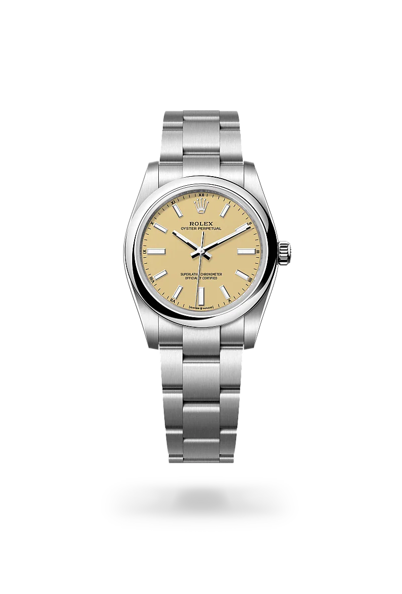 Rolex Oyster Perpetual 34 Oyster, 34 mm, aço Oystersteel M124200-0007