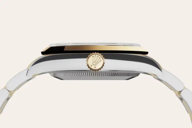 rolex Explorer em Rolesor amarelo – combinação de aço Oystersteel e ouro amarelo, M124273-0001 - Montecristo