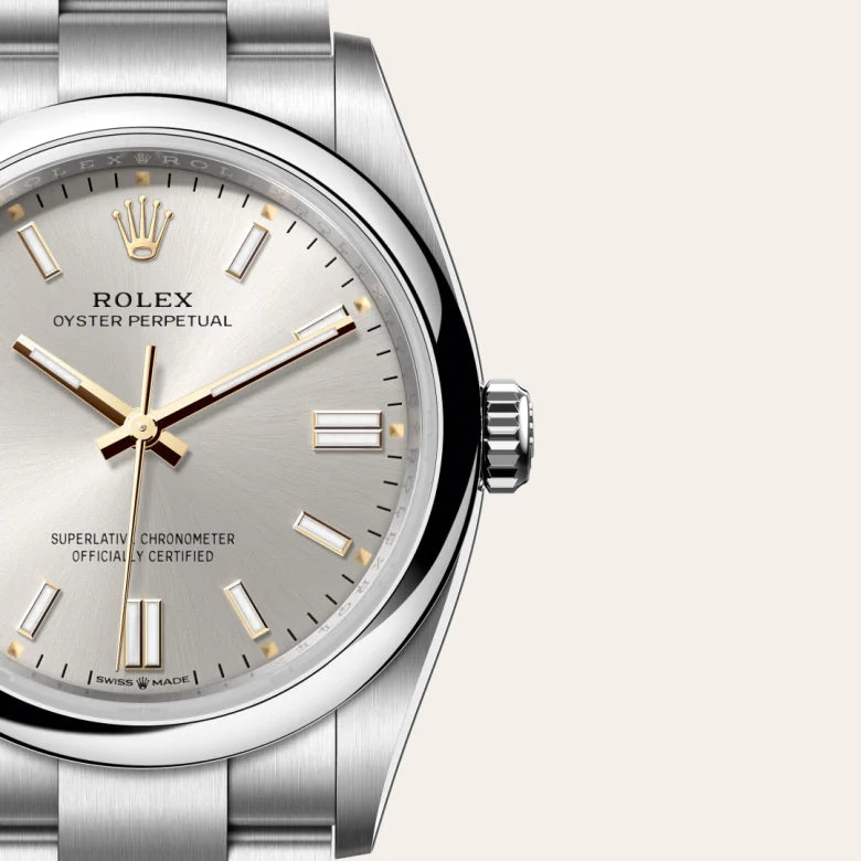 Rolex  Oyster Perpetual 36 Oyster, 36 mm, aço Oystersteel M126000-0001 - imagem 3