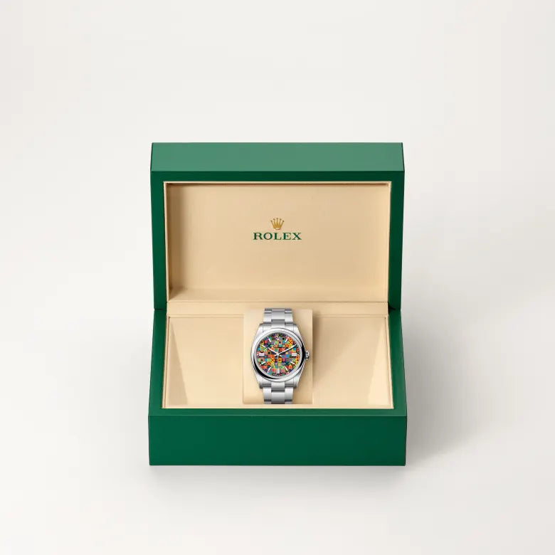 Rolex  Oyster Perpetual 36 Oyster, 36 mm, aço Oystersteel M126000-0016 - imagem 2