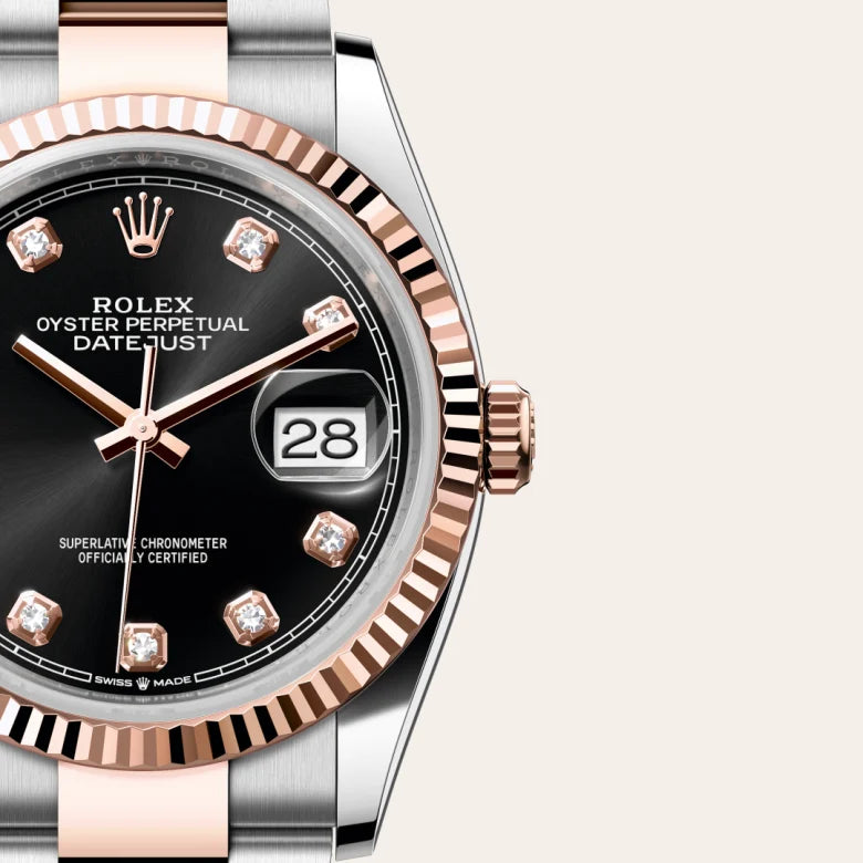 Rolex Datejust 36 Oyster, 36 mm, aço Oystersteel e ouro Everose M126231-0020 - imagem 3