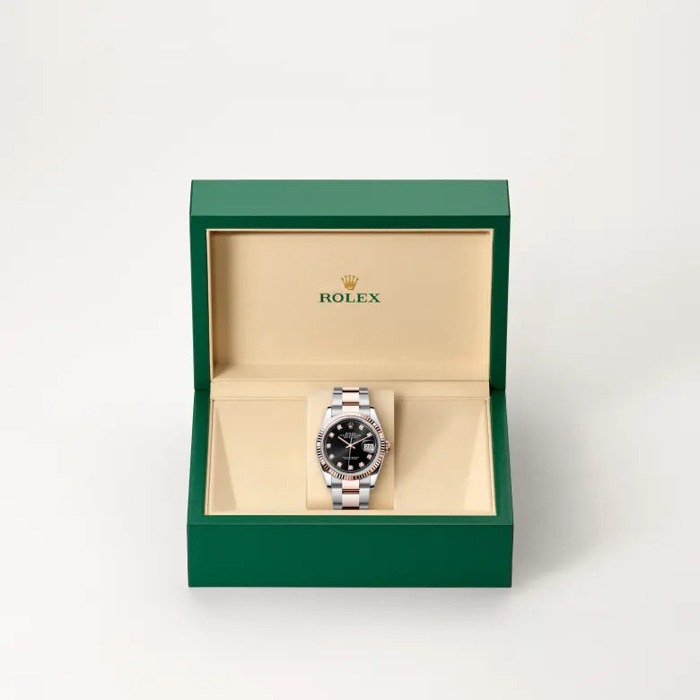 Rolex Datejust 36 Oyster, 36 mm, aço Oystersteel e ouro Everose M126231-0020 - imagem 2