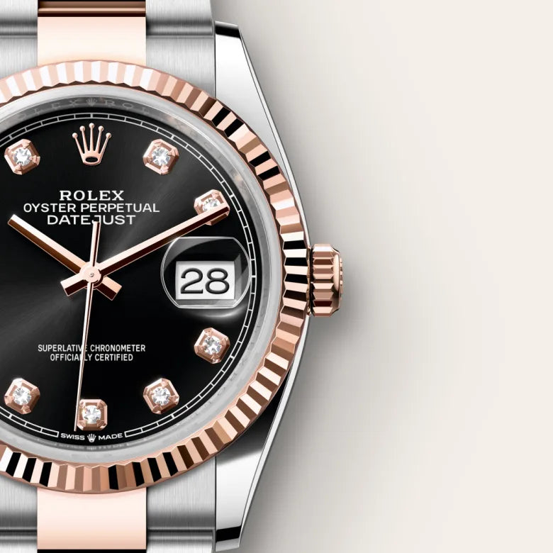 Rolex Datejust 36 Oyster, 36 mm, aço Oystersteel e ouro Everose M126231-0020 - imagem 4