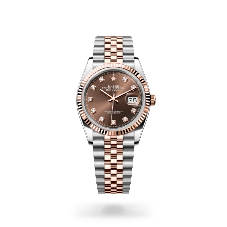 Rolex Datejust in Rolesor Everose – combinação de aço Oystersteel e ouro Everose,  - Montecristo