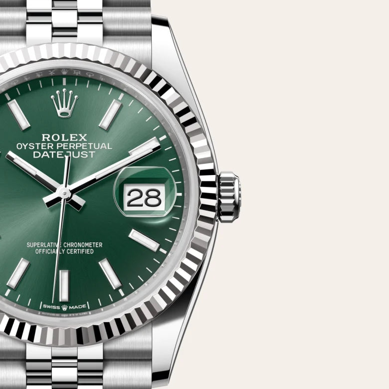 Rolex Datejust 36 Oyster, 36 mm, aço Oystersteel e ouro branco M126234-0051 - imagem 3