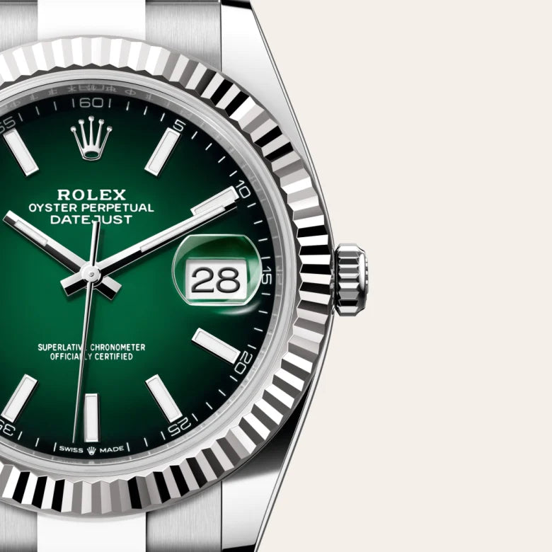 Rolex  Datejust 41 Oyster, 41 mm, aço Oystersteel e ouro branco M126334-0033 - imagem 3