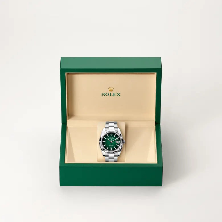 Rolex  Datejust 41 Oyster, 41 mm, aço Oystersteel e ouro branco M126334-0033 - imagem 2