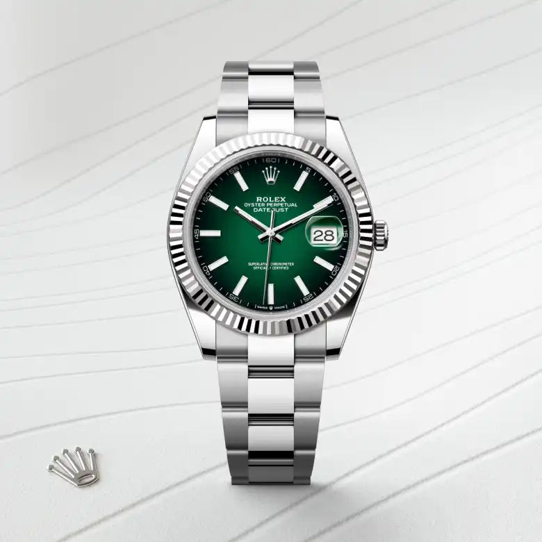 Rolex  Datejust 41 Oyster, 41 mm, aço Oystersteel e ouro branco M126334-0033 - imagem 1