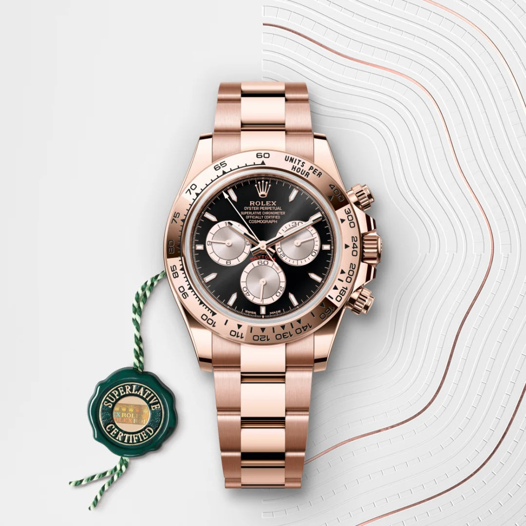 Rolex Cosmograph Daytona Oyster, 40 mm, ouro Everose M126505-0001 - imagem 3