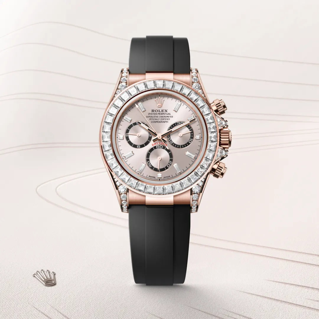 Rolex Cosmograph Daytona Oyster, 40 mm, ouro Everose e diamantes M126535TBR-0002 - imagem 1