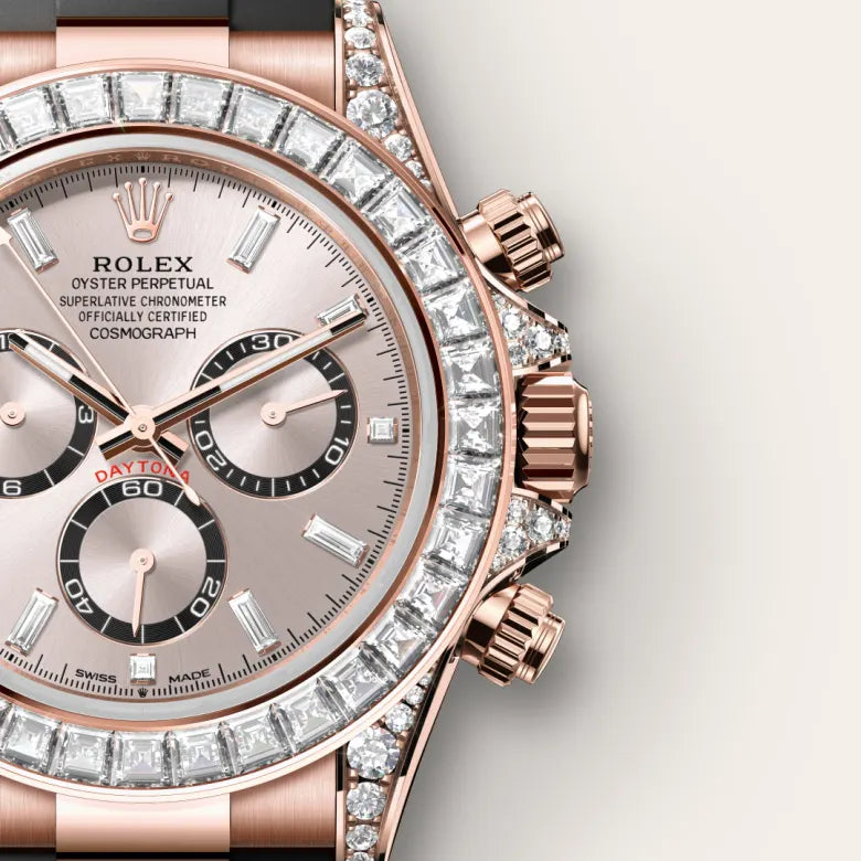 Rolex Cosmograph Daytona Oyster, 40 mm, ouro Everose e diamantes M126535TBR-0002 - imagem 4