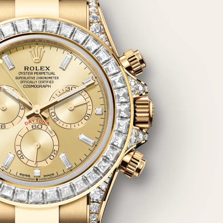 Rolex Cosmograph Daytona Oyster, 40 mm, ouro amarelo e diamantes M126598TBR-0001 - imagem 4