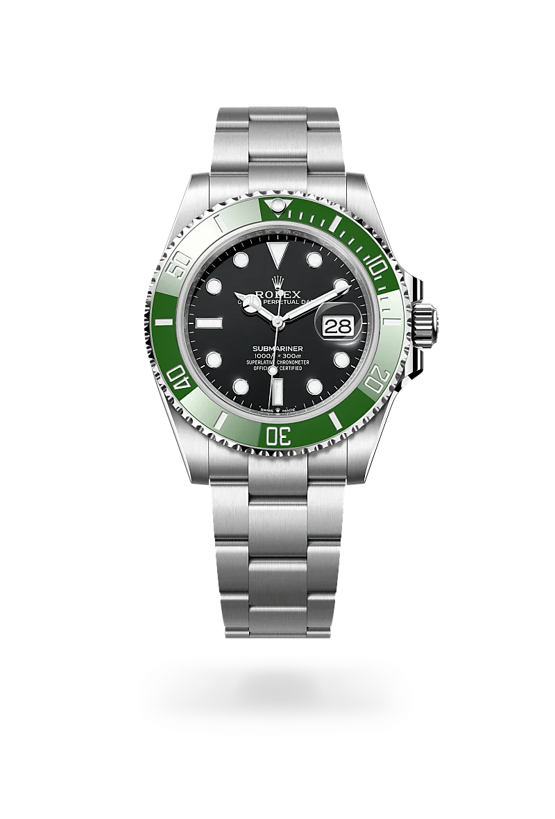 Rolex Submariner Date Oyster, 41 mm, aço Oystersteel M126610LV-0002