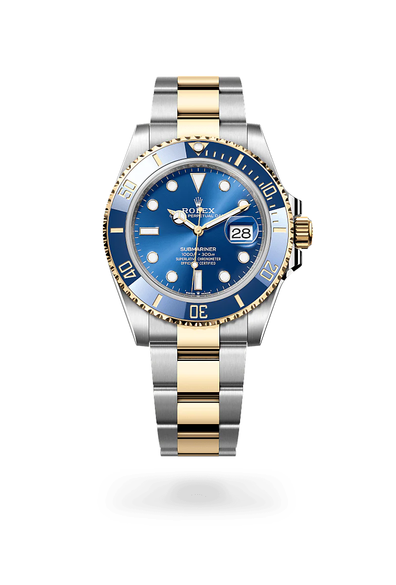 Rolex Submariner Date Oyster, 41 mm, aço Oystersteel e ouro amarelo M126613LB-0002