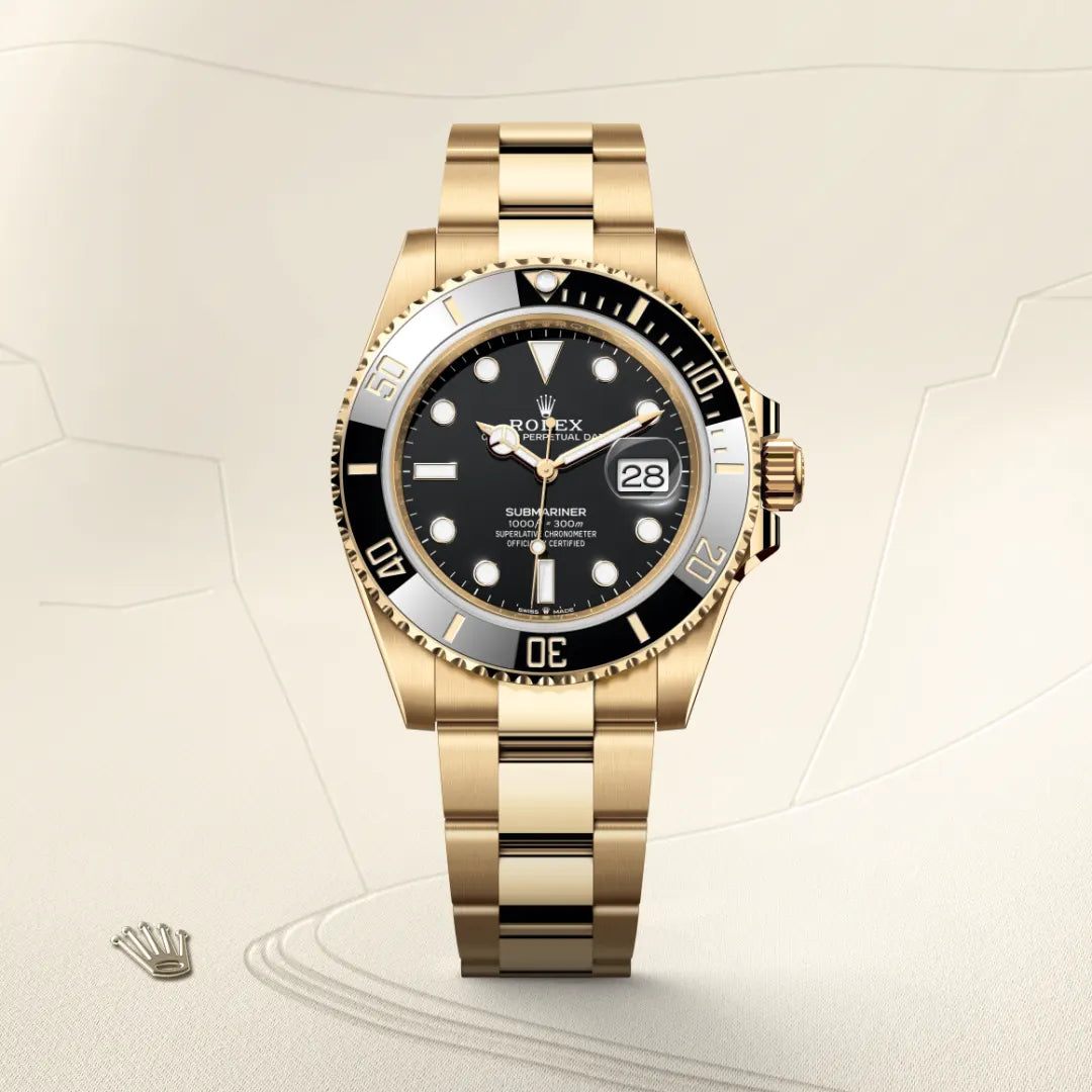Rolex Submariner Date Oyster, 41 mm, ouro amarelo M126618LN-0002 - imagem 1