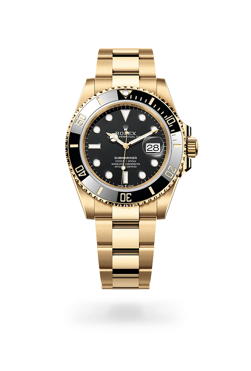 Rolex Submariner Date Oyster, 41 mm, ouro amarelo M126618LN-0002