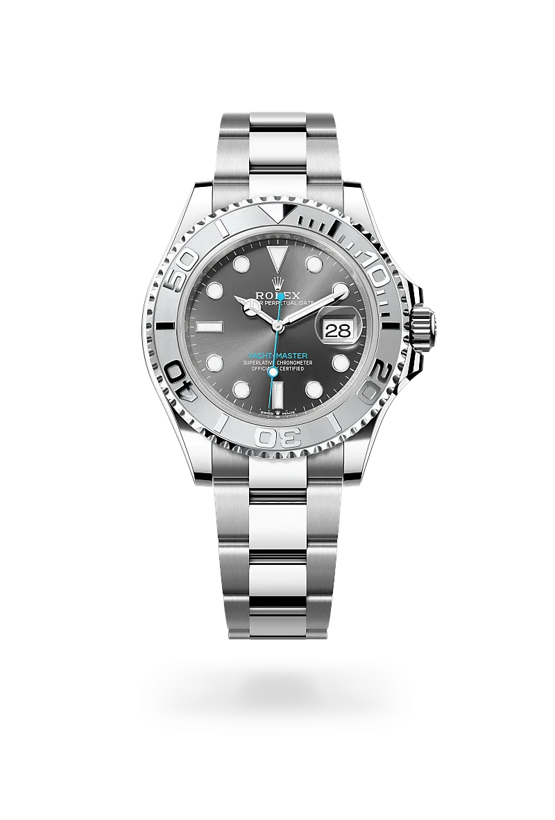 Rolex Yacht-Master 40 Oyster, 40 mm, aço Oystersteel e platina M126622-0001