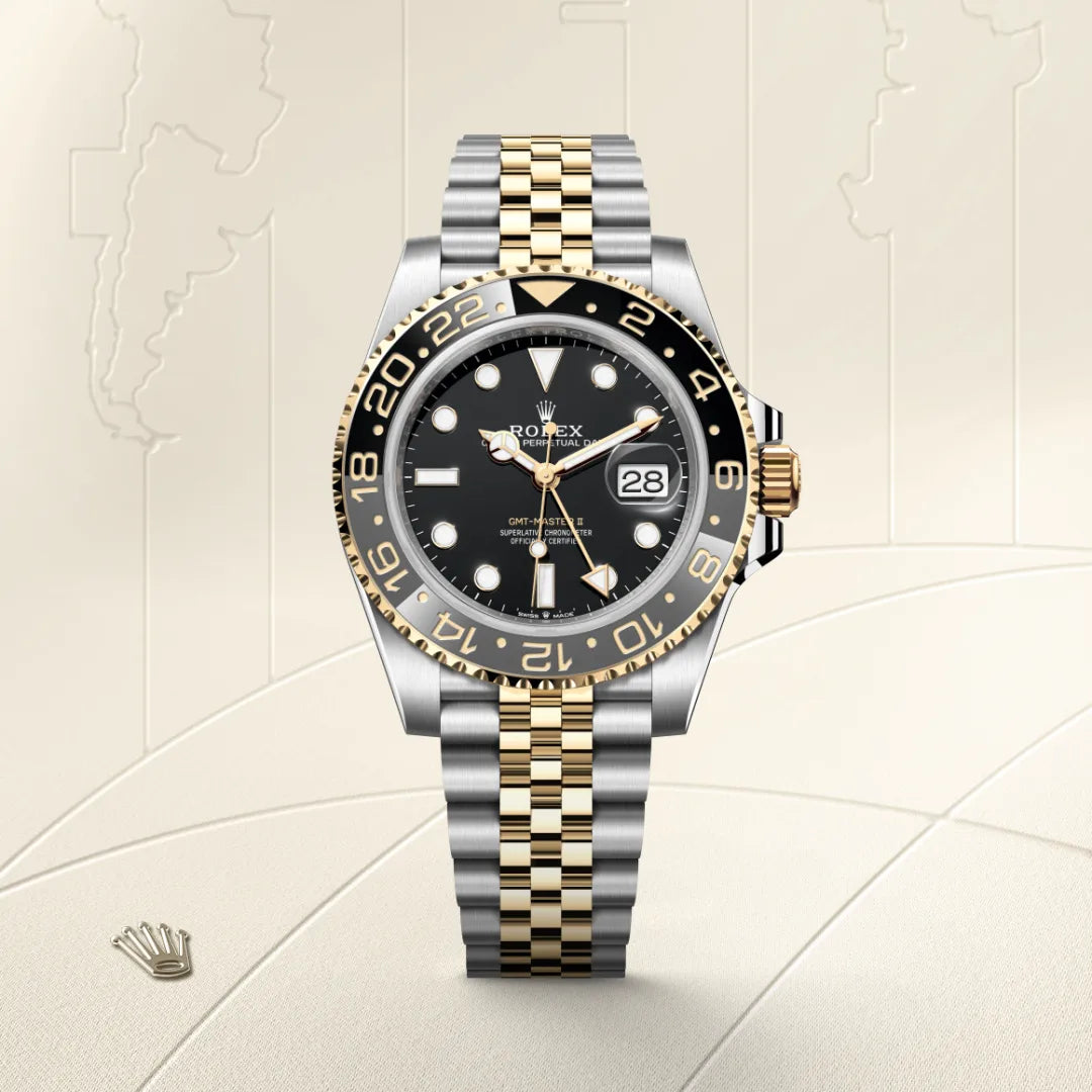 Rolex GMT-Master II Oyster, 40 mm, aço Oystersteel e ouro amarelo M126713GRNR-0001 - imagem 1