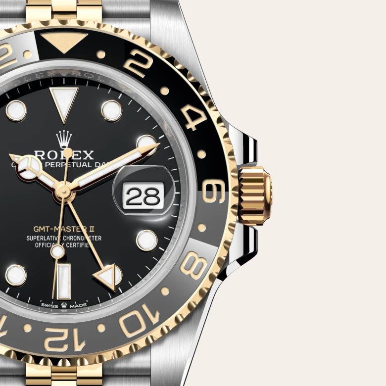Rolex GMT-Master II Oyster, 40 mm, aço Oystersteel e ouro amarelo M126713GRNR-0001 - imagem 3