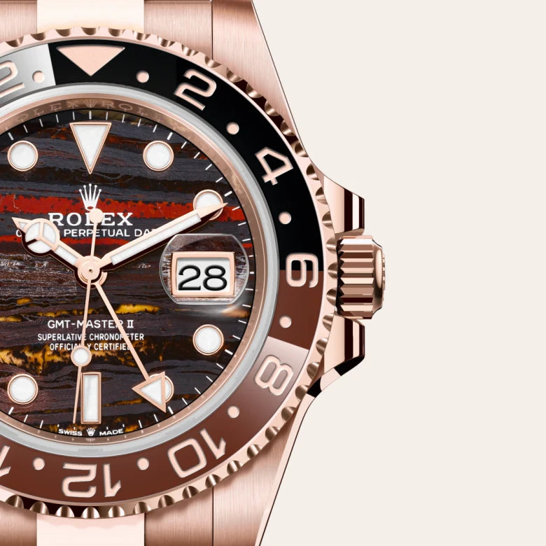 Rolex GMT-Master II Oyster, 40 mm, ouro Everose M126715CHNR-0002 - imagem 3