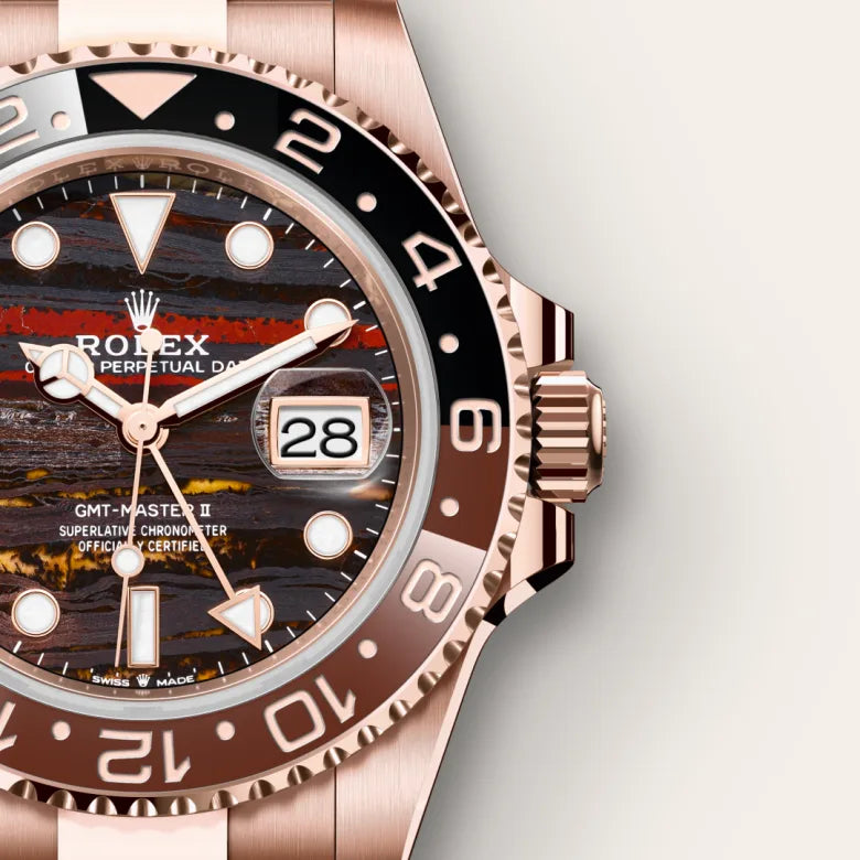 Rolex GMT-Master II Oyster, 40 mm, ouro Everose M126715CHNR-0002 - imagem 4