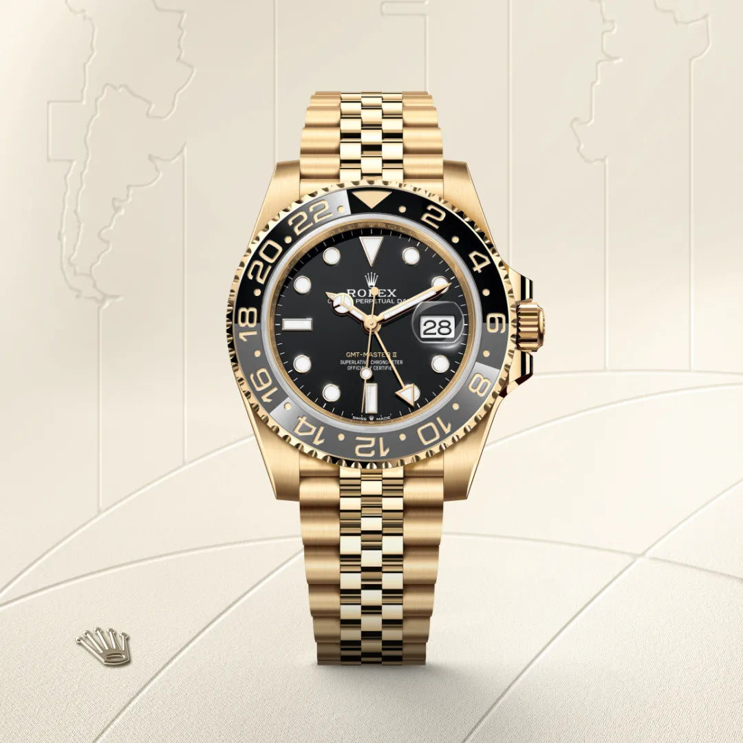 Rolex GMT-Master II Oyster, 40 mm, ouro amarelo M126718GRNR-0001 - imagem 1