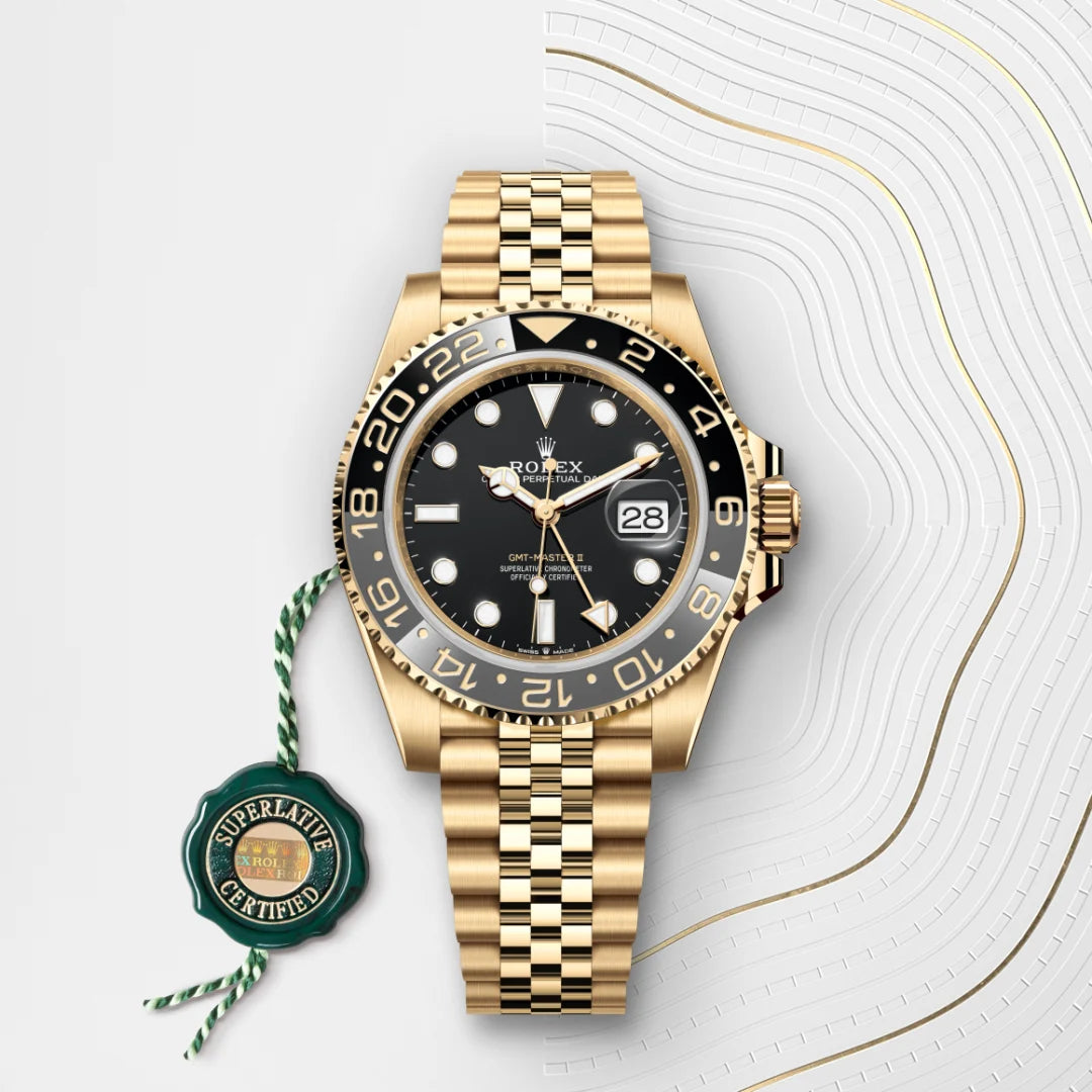 Rolex GMT-Master II Oyster, 40 mm, ouro amarelo M126718GRNR-0001 - imagem 3