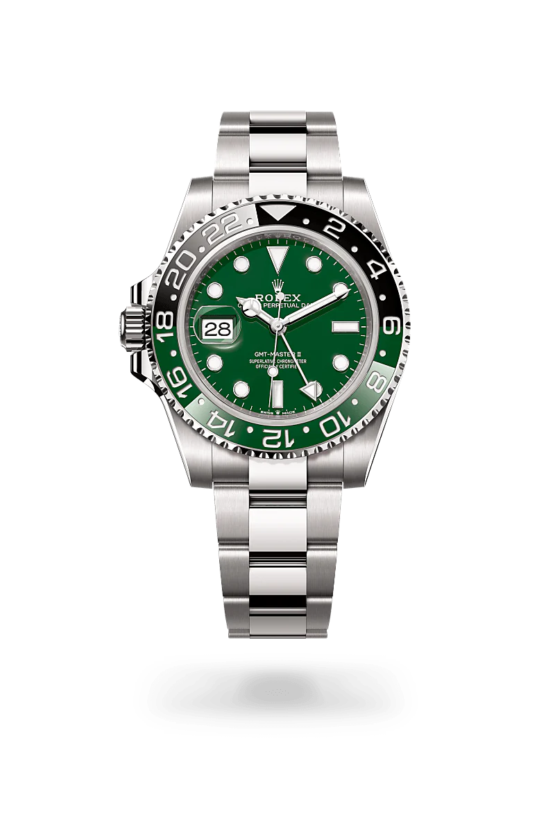Rolex GMT-Master II Oyster, 40 mm, ouro branco M126729VTNR-0001